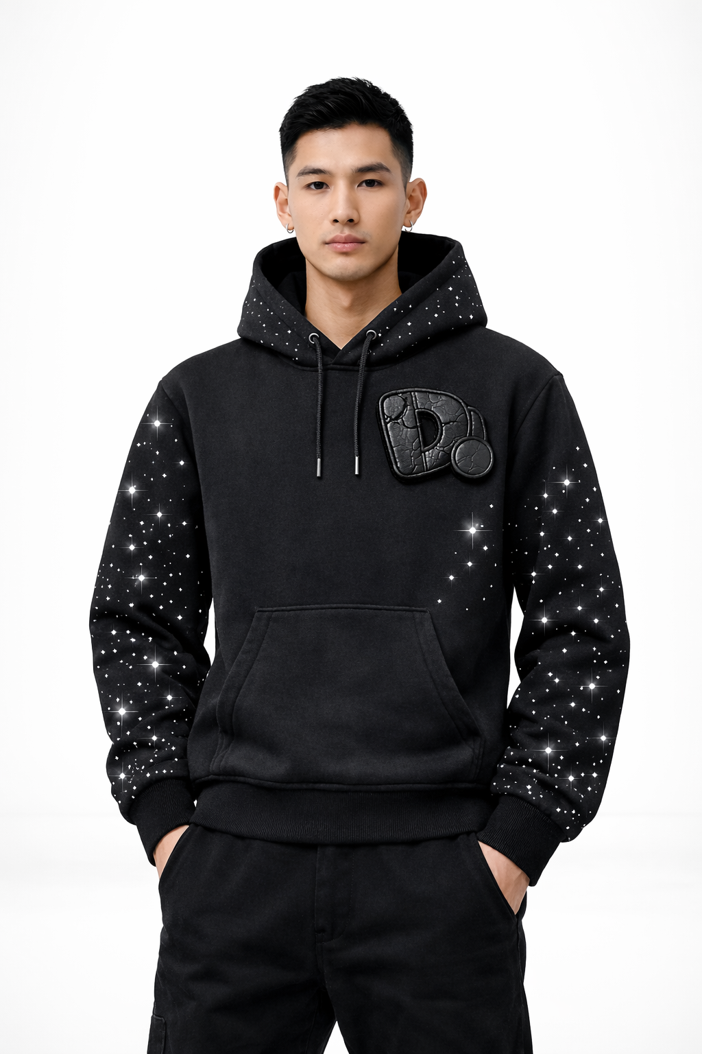 【予約・40着限定】レザーロゴ パーカー