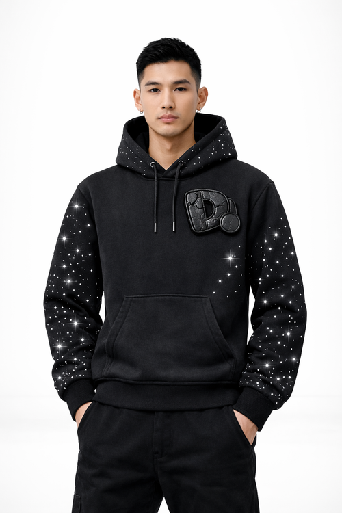 【予約・40着限定】レザーロゴ パーカー