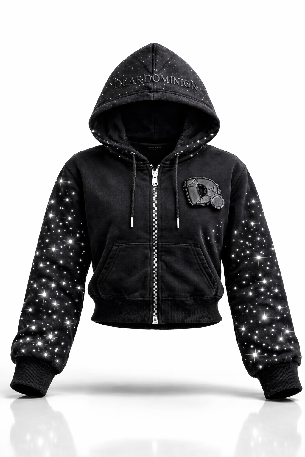 【予約・40着限定】レザーロゴ クロップドパーカー（WOMEN）