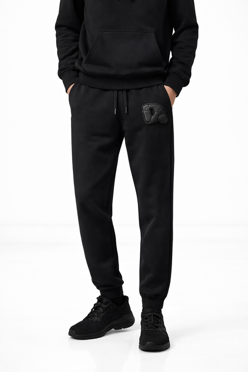 【予約・40着限定】レザーロゴ スウェットパンツ