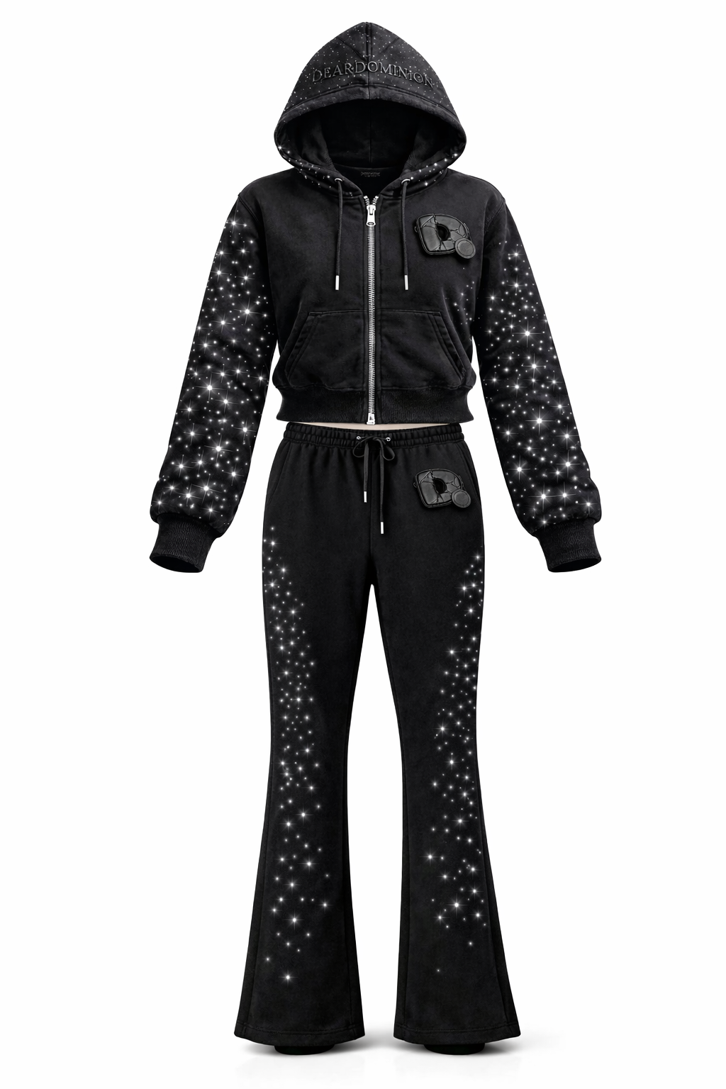 【予約・40着限定】レザーロゴ クロップドパーカー（WOMEN）